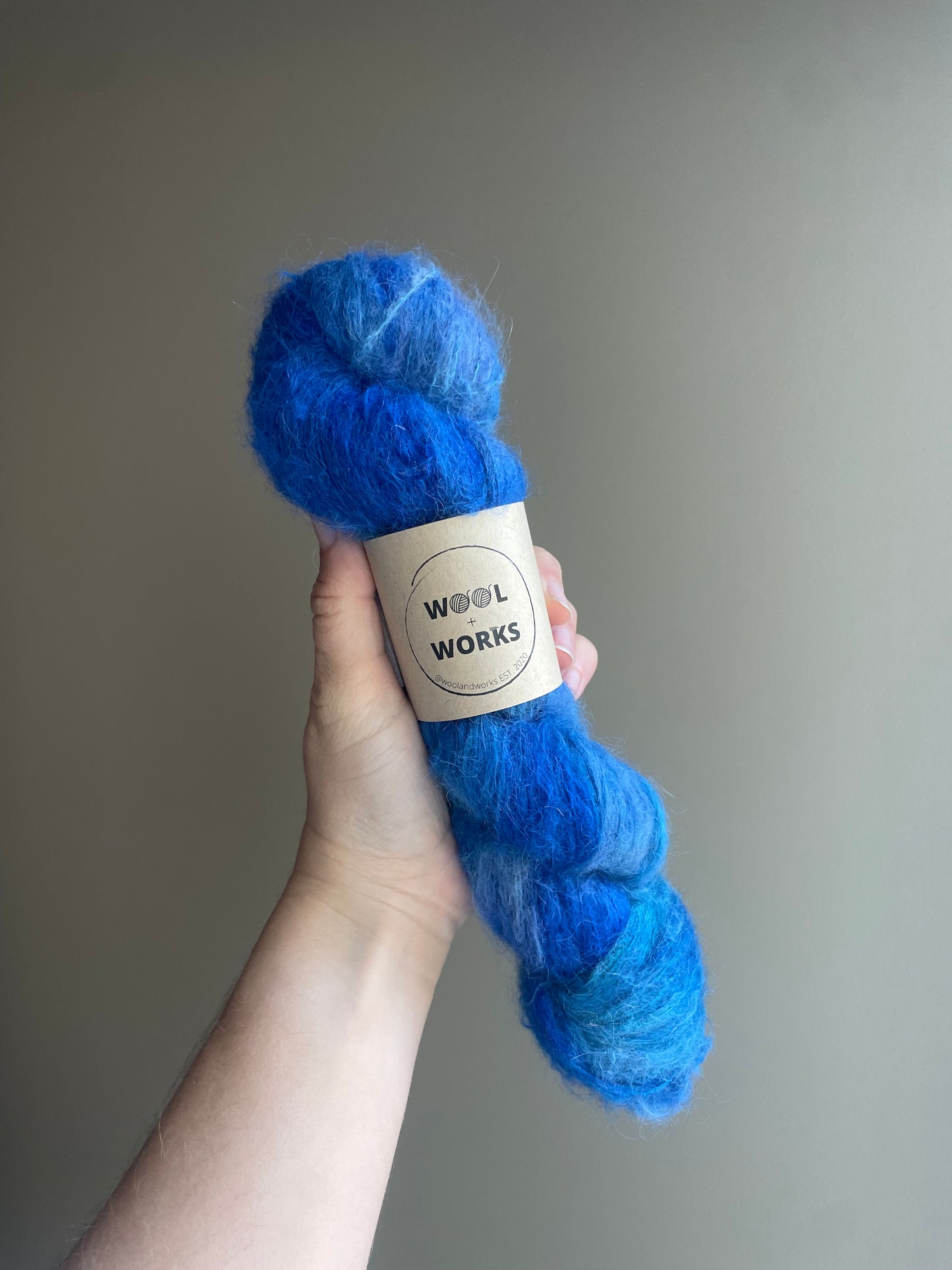 IN STOCK OOAK Suri Silk Lace Yarn - Hand Dyed Yarn