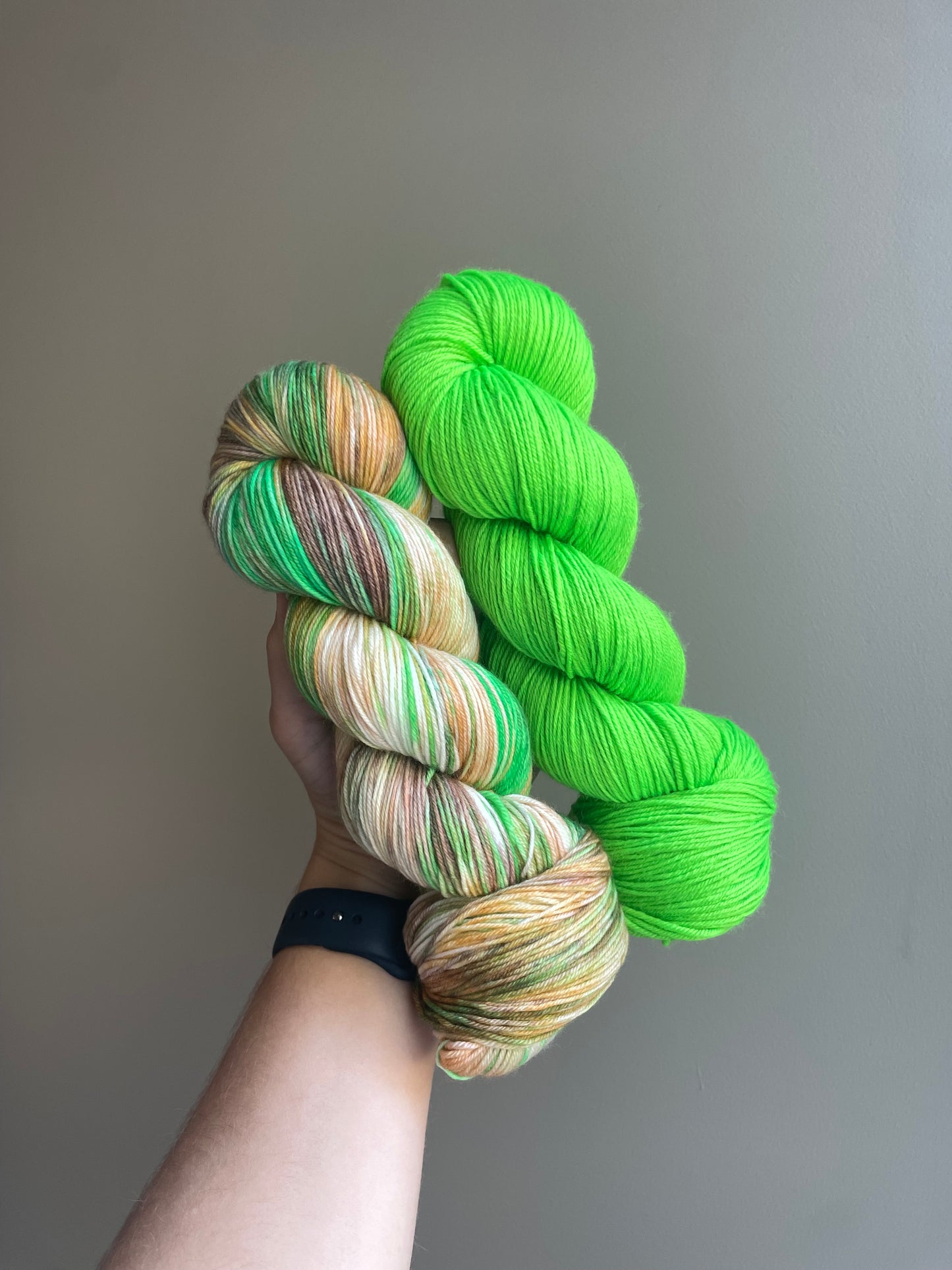 IN STOCK Minty Snickers Bar - Hand Dyed Yarn