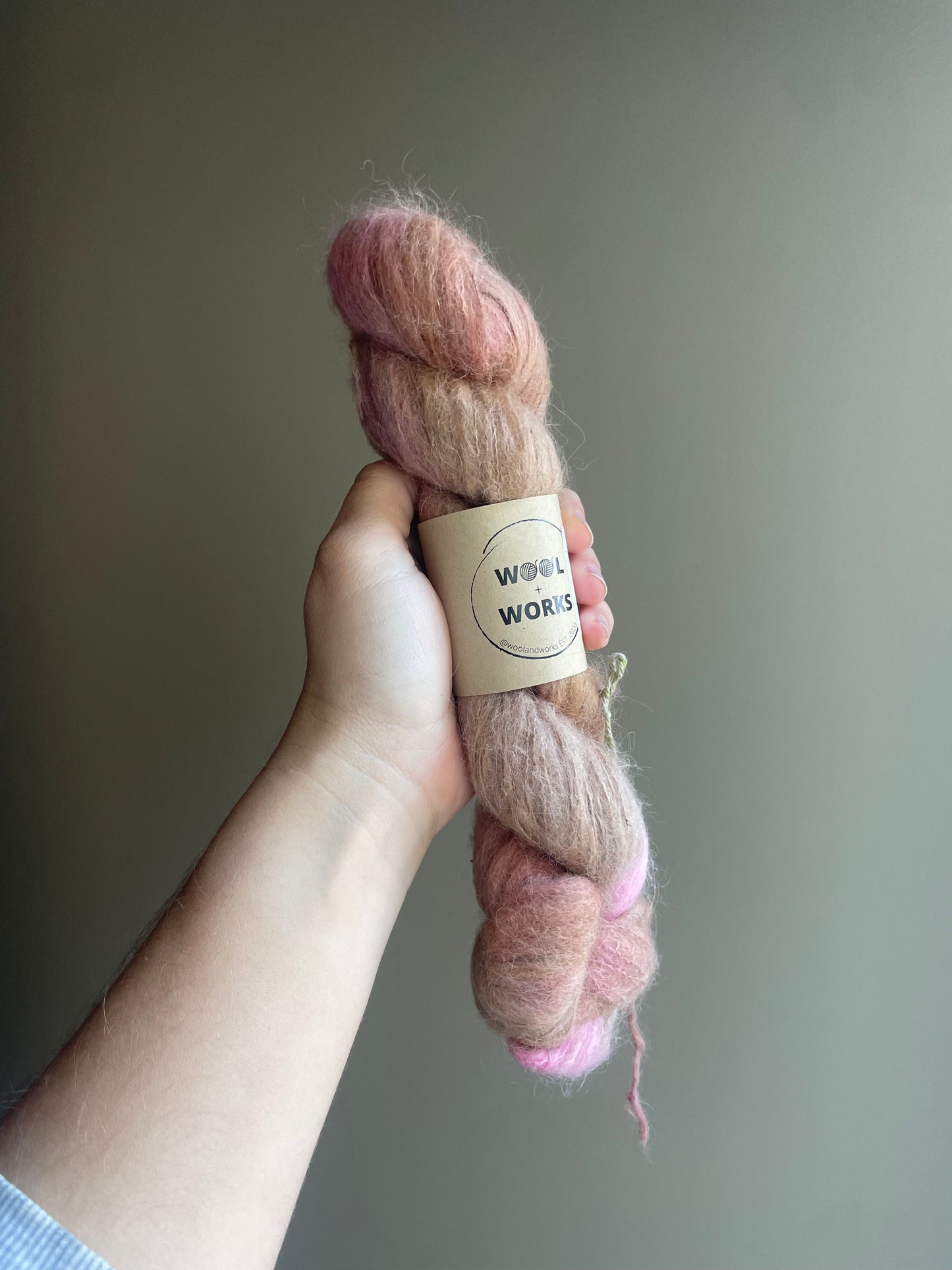 IN STOCK OOAK Suri Silk Lace Yarn - Hand Dyed Yarn