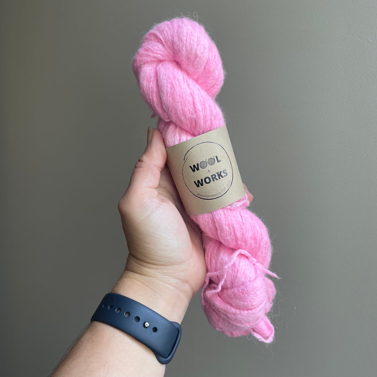 IN STOCK Fingering Silky Fluff - Hand Dyed Yarn