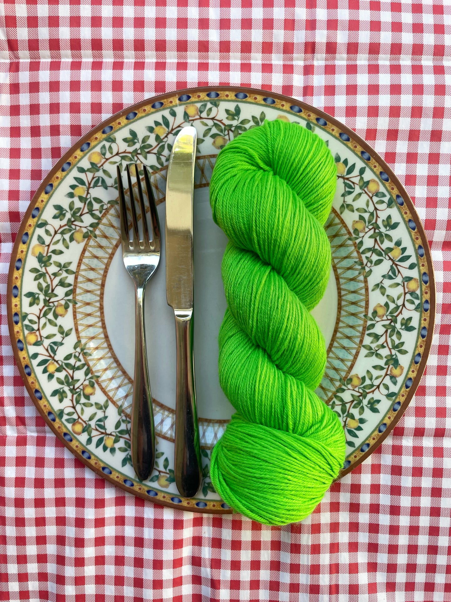 IN STOCK Green Tape - Hand Dyed Yarn