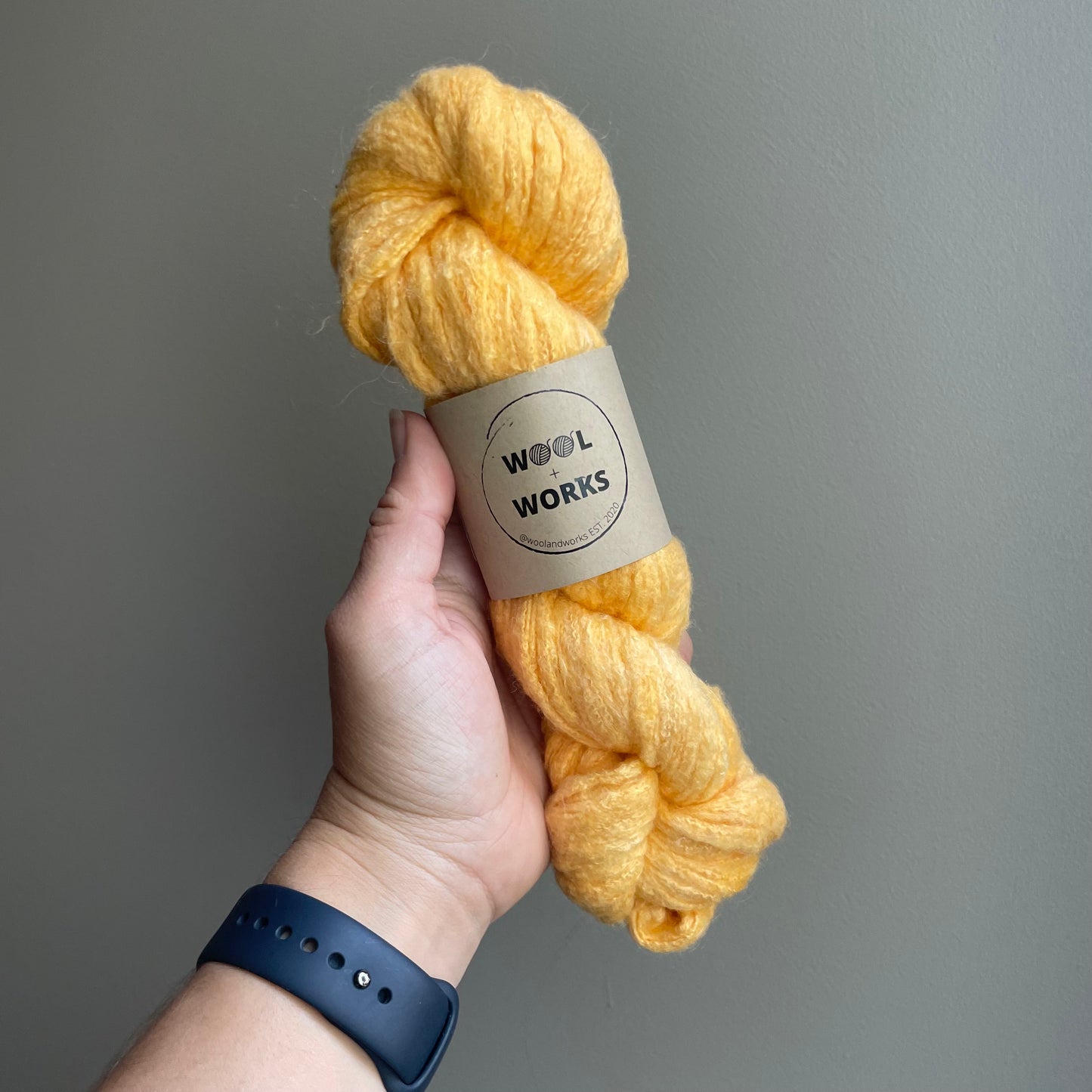 IN STOCK Fingering Silky Fluff - Hand Dyed Yarn