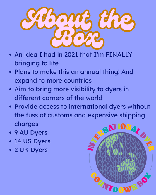 International Dyer Countdown Box 2026