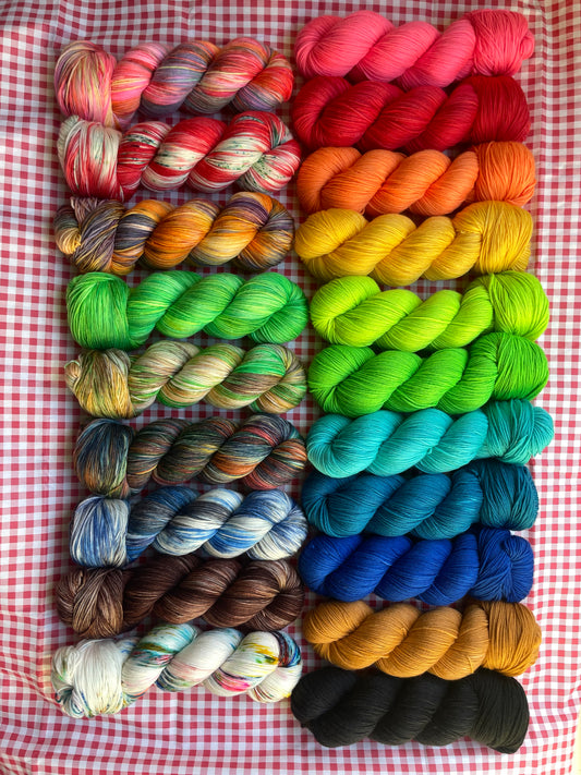 PREORDER The Bear Mini Sets - Hand Dyed Yarn