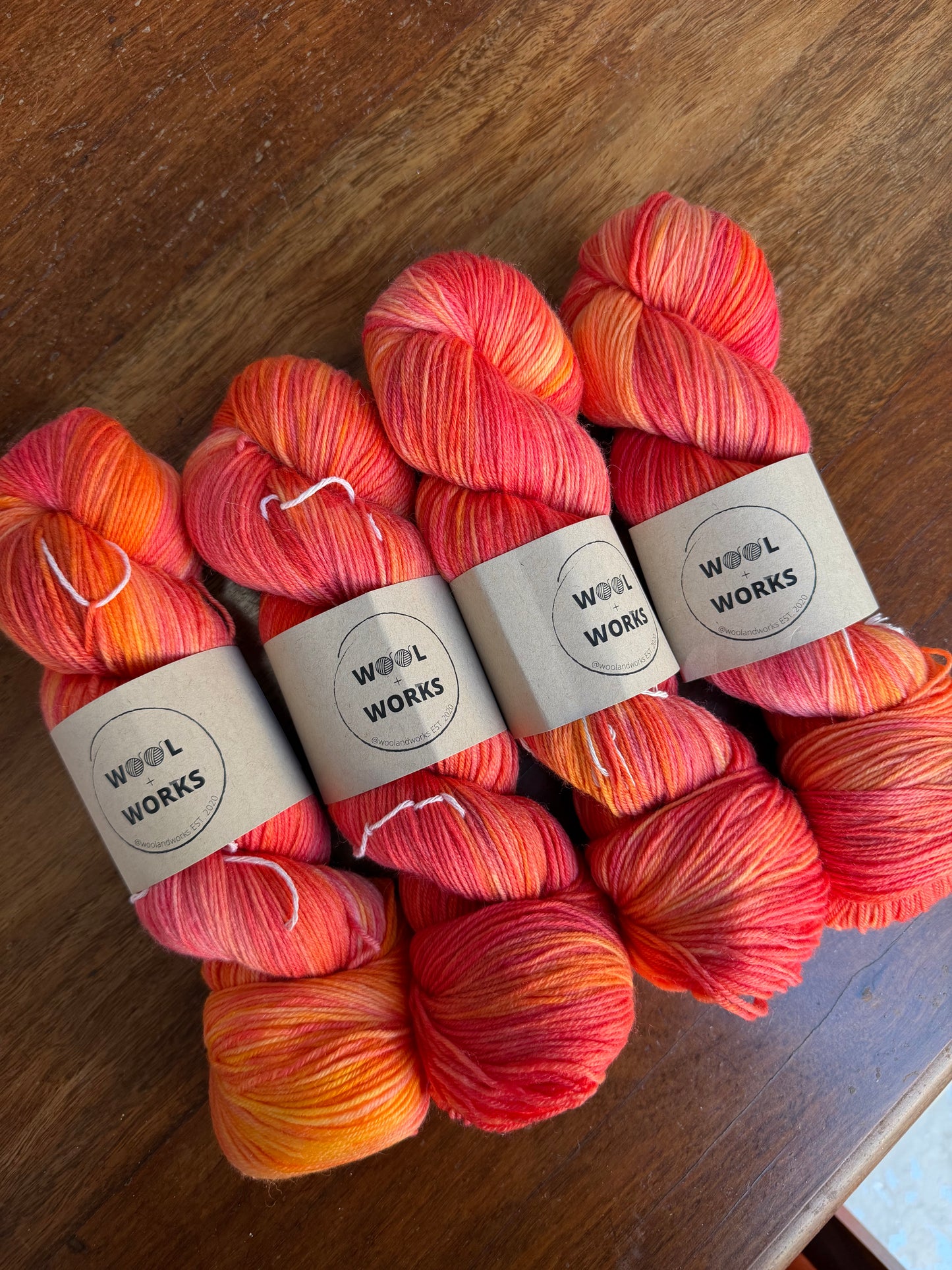 IN STOCK Disco Inferno - Hand Dyed Yarn