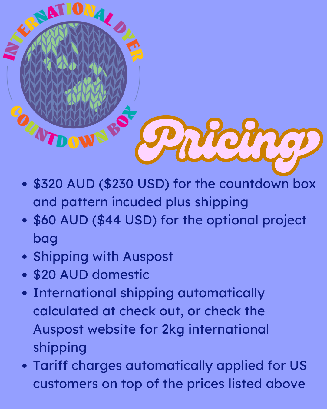International Dyer Countdown Box 2026