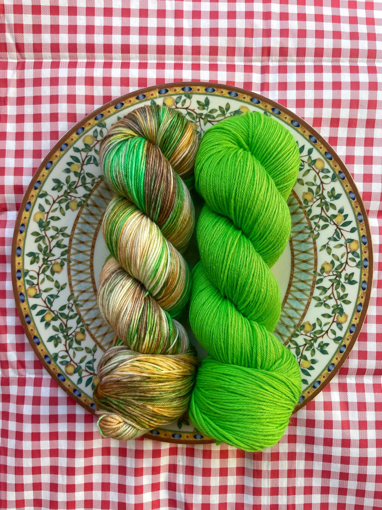 IN STOCK Green Tape - Hand Dyed Yarn