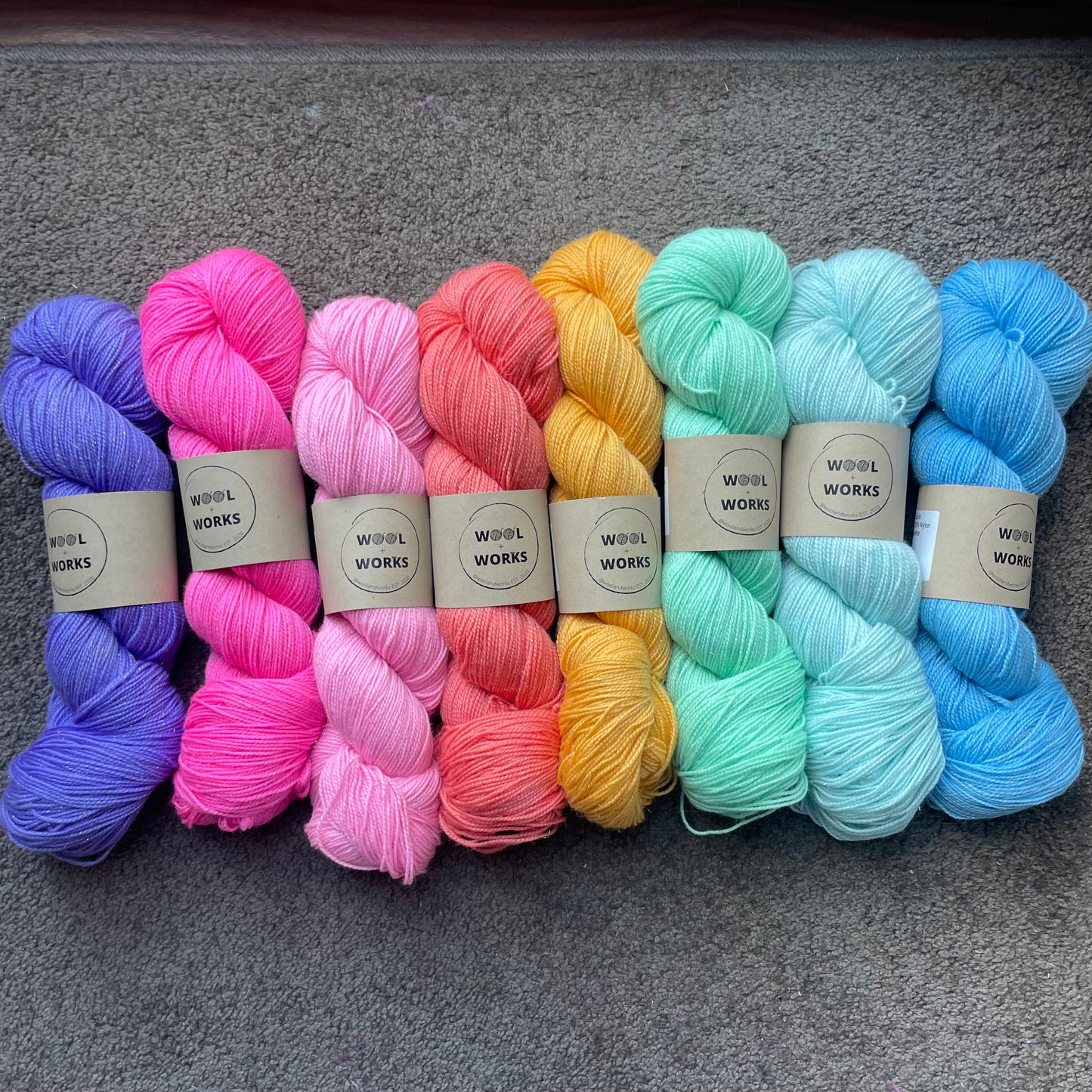 IN STOCK Sparkle Sock - Hand Dyed Yarn