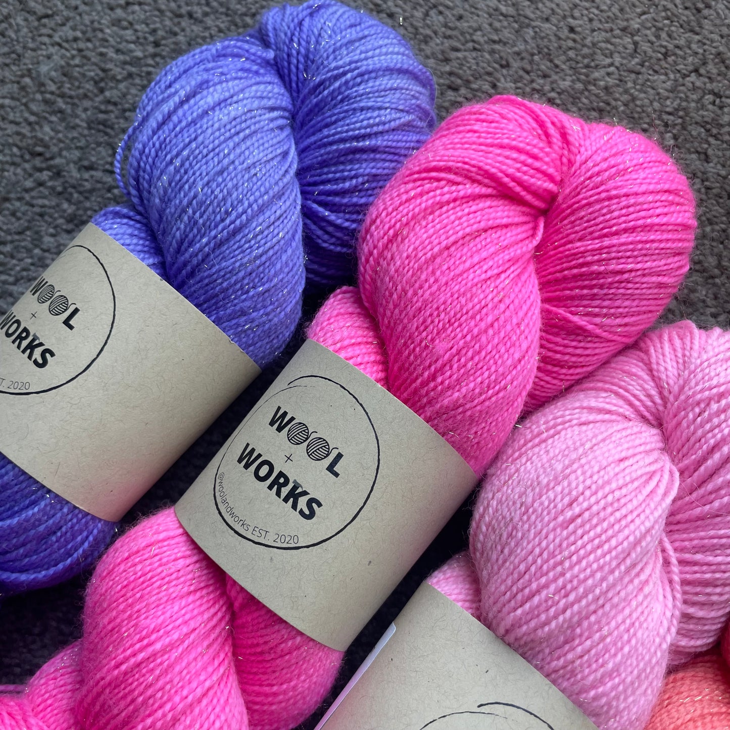 IN STOCK Sparkle Sock - Hand Dyed Yarn