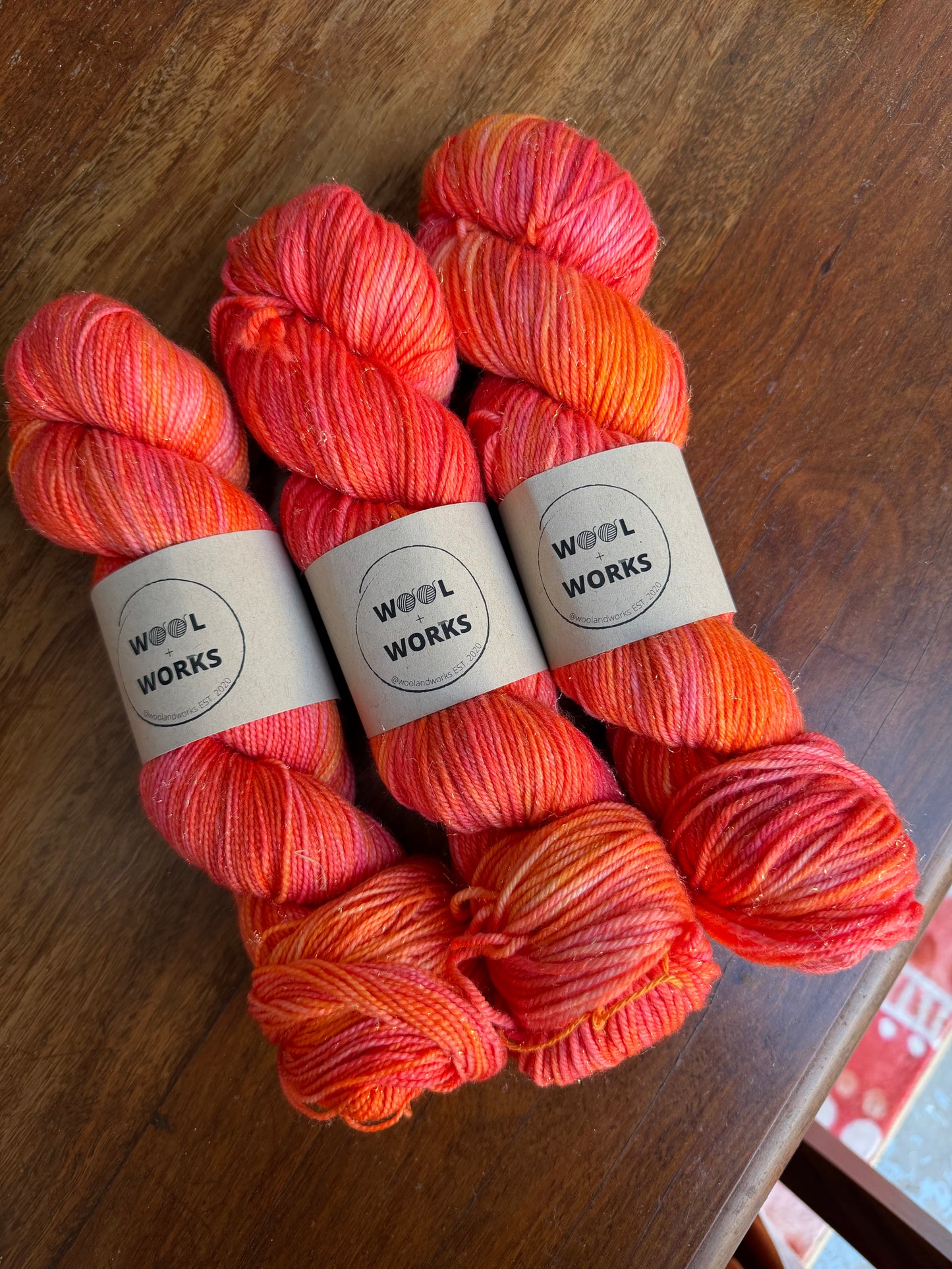 IN STOCK Disco Inferno - Hand Dyed Yarn