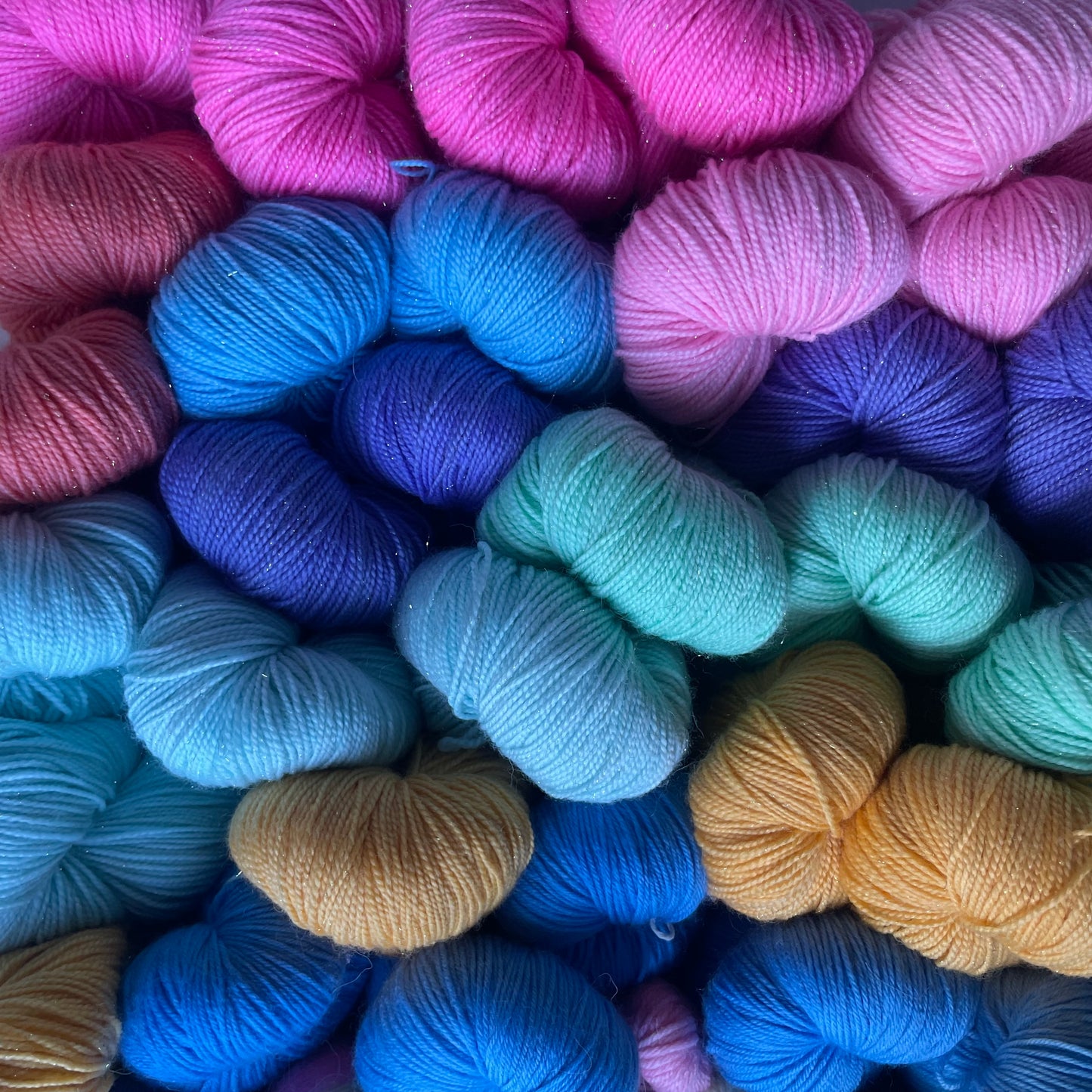 IN STOCK Sparkle Sock - Hand Dyed Yarn