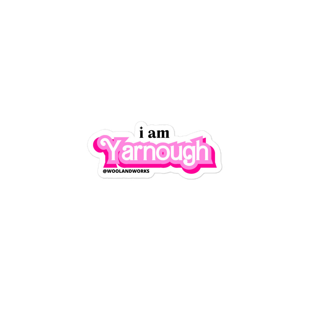 Yarnough Sticker